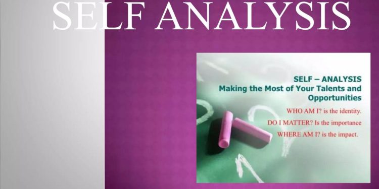 Self-Analysis is the path to growth and positive change
